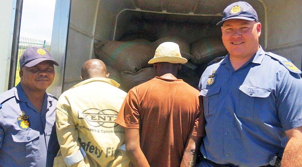 Kimberley SAPS Arrest Two With 27 Bags Full Dagga Worth R4.7m