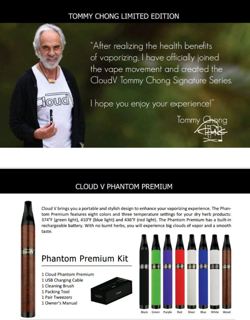 Tommy Chong - Cloud Vapes